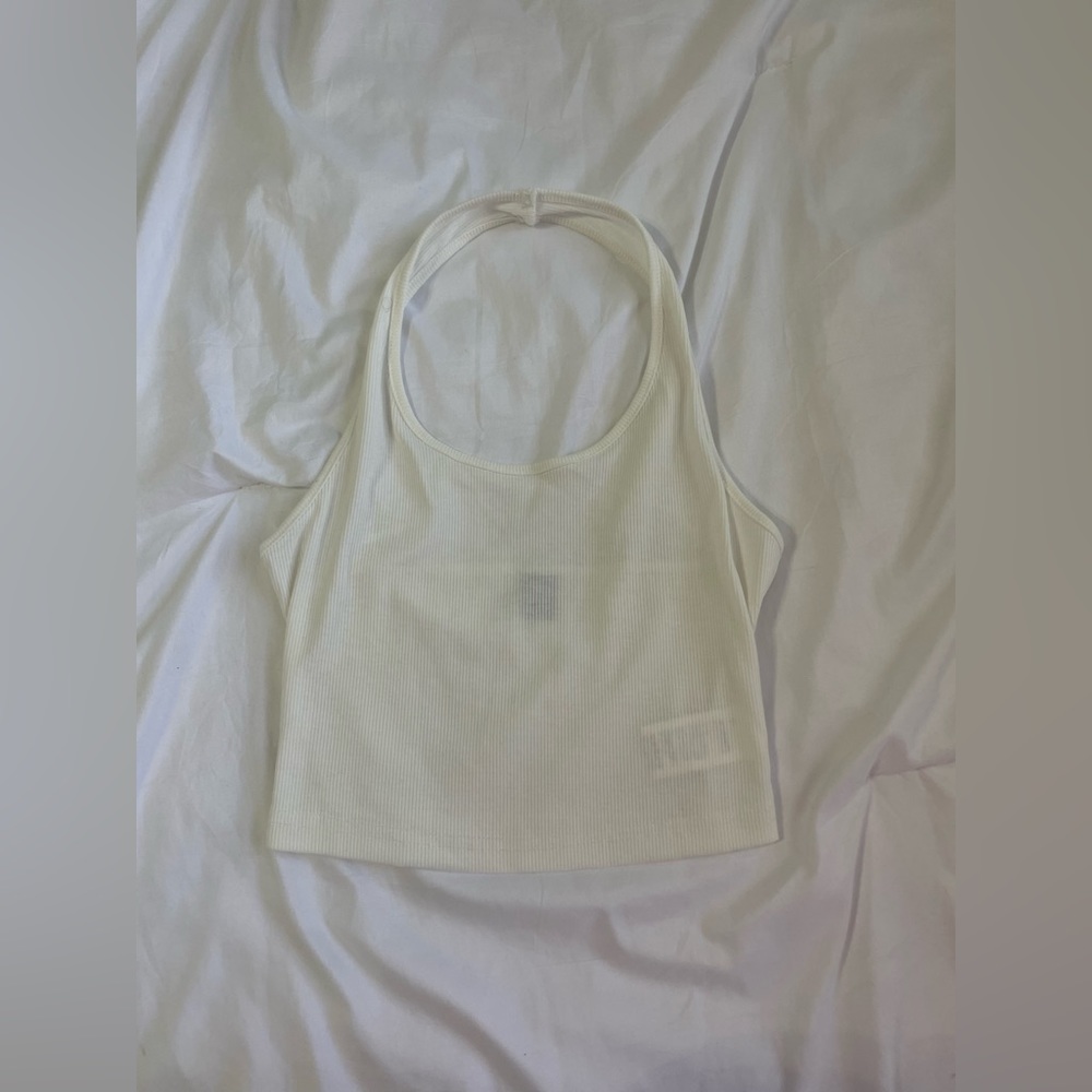 Shein White Halter Top